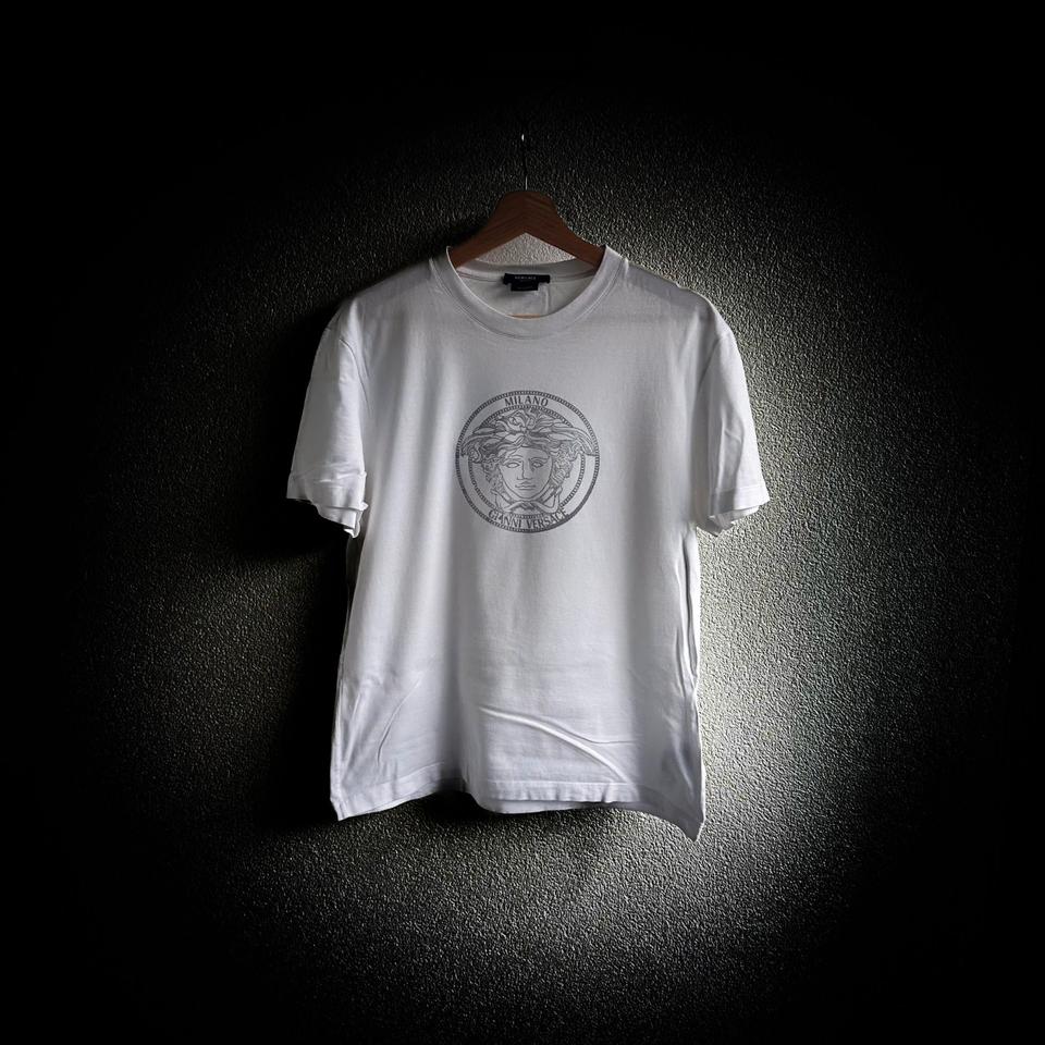Versace Mainline T-Shirt Medusa Baroque White Taylor Fit