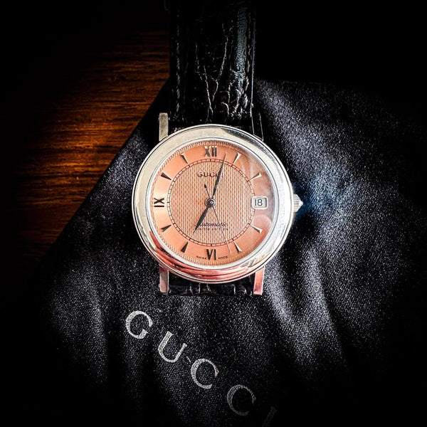 Gucci Uhr Automatik Limited Edition 7400 ETA Sichtboden