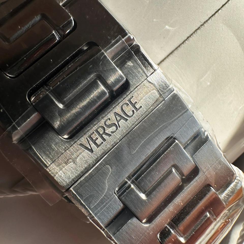 Versace Mainline Uhr Dylos Automatik Full Set Medusa Baroque