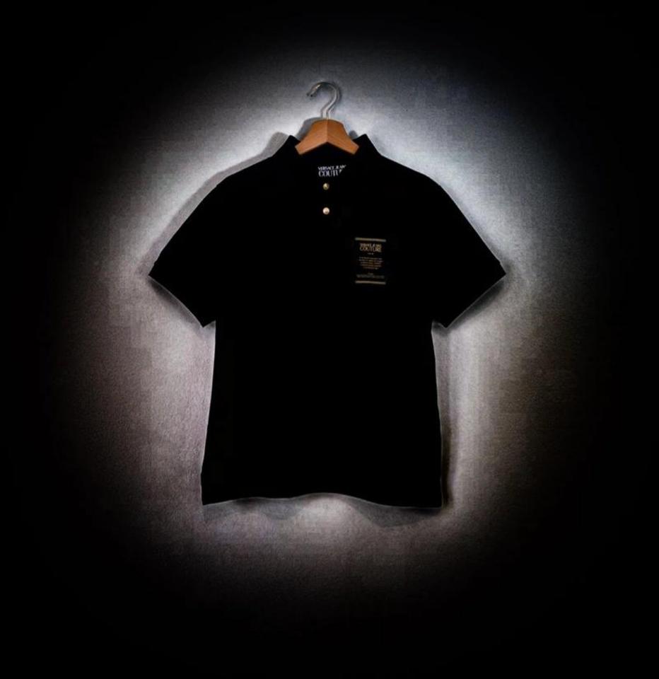 Versace Jeans Couture Poloshirt mit gold Knöpfen CLG Cod