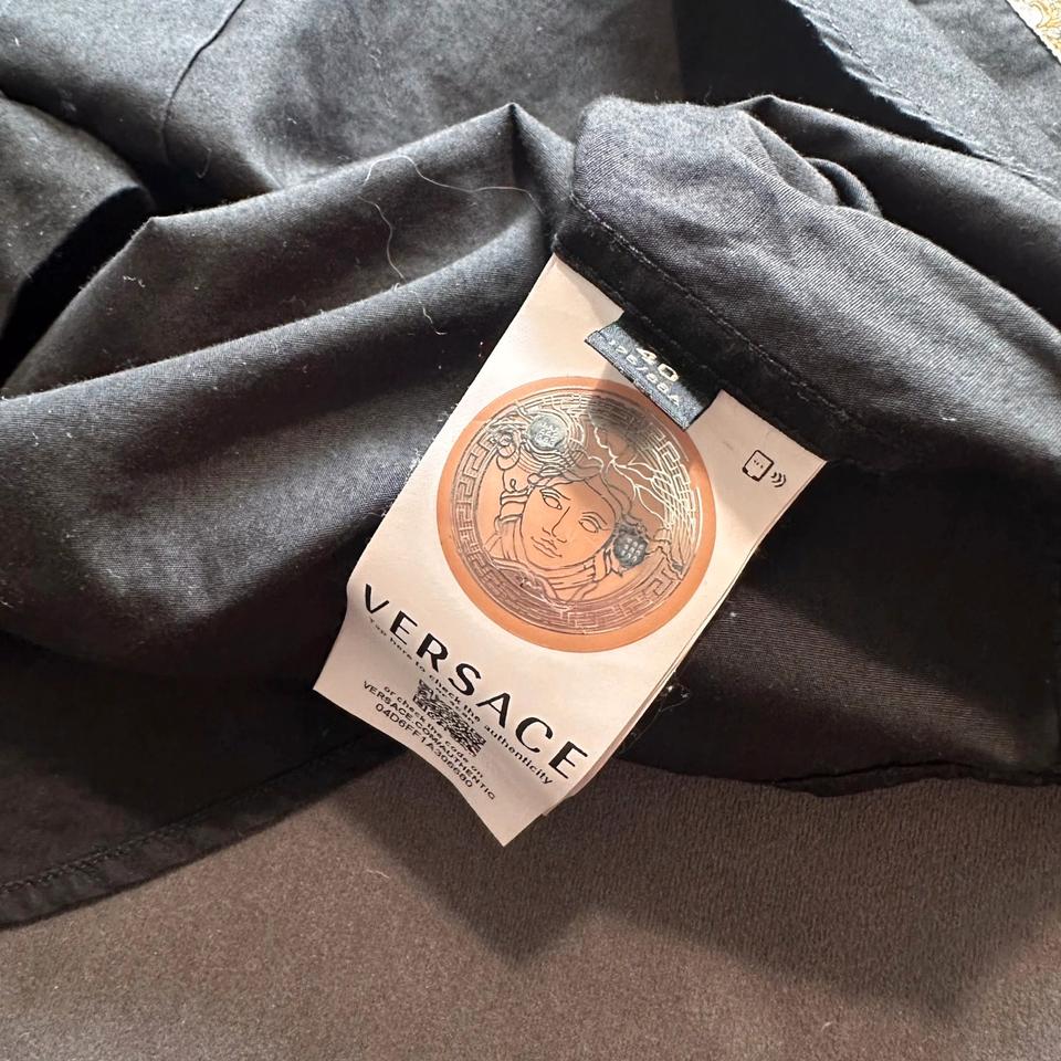 Versace Mainline Hemd Baroque Medusa Logo Pocket