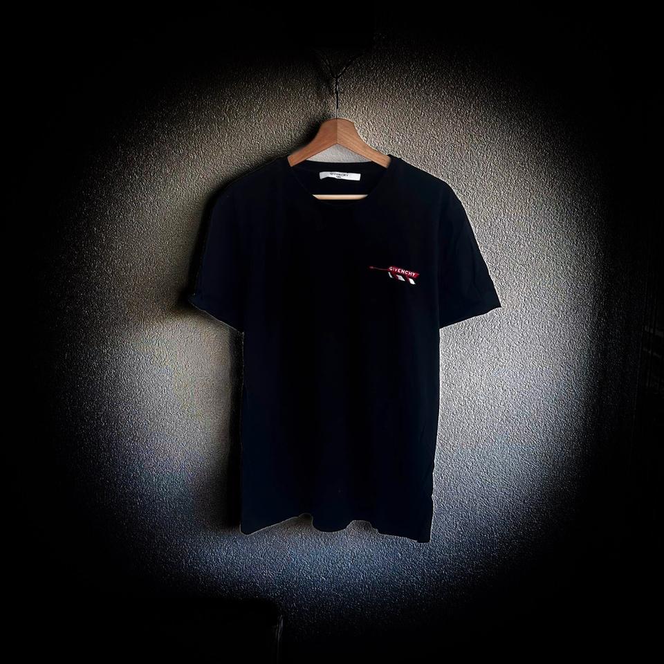 Givenchy T-Shirt Black Arrow Embroidered Logo Portugal