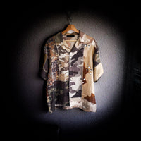 Amiri Hemd Patchwork Camo