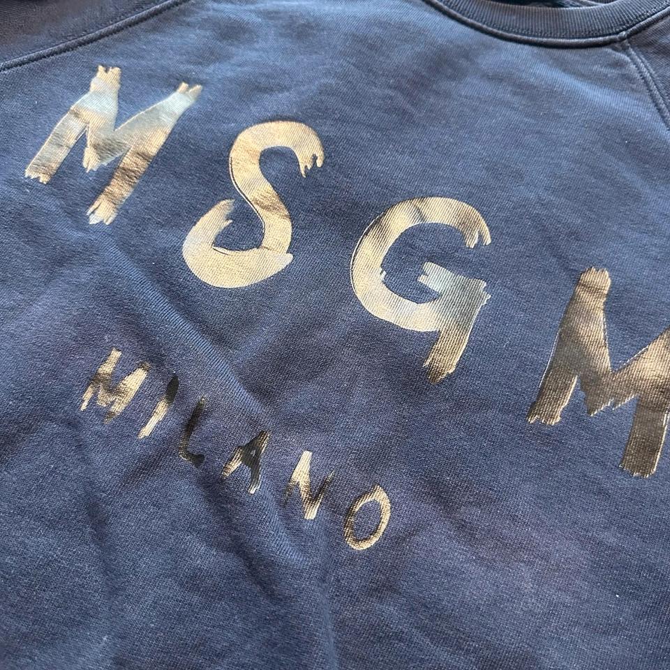 MSGM Sweatshirt Logo Milano made in Italy