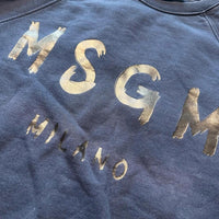 MSGM Sweatshirt Logo Milano made in Italy
