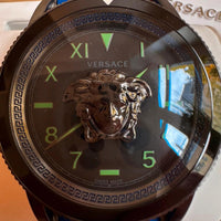 Versace Palazzo Pop Uhr Medusa Electric Blue Swiss Made