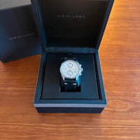 Hamilton Chronograph Automatik Uhr Sichtboden Box Swiss