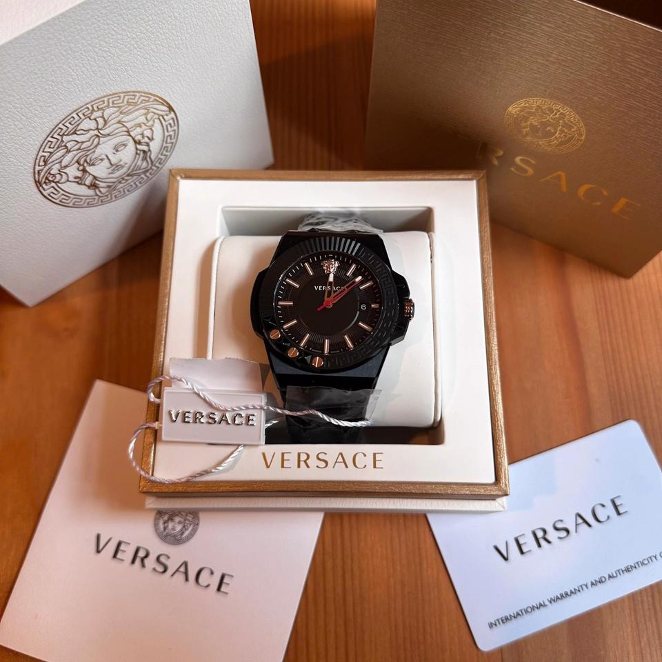 Versace Mainline Uhr Chain React Medusa 2 Chainz Swiss C