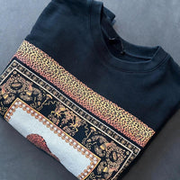 Versace Mainline Sweatshirt Leopard Baroque Medusa Italy CLG