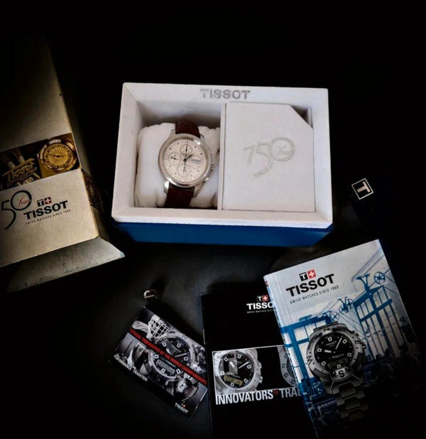 Tissot Automatik Chronograph Uhr Le Locle Valjoux 7750