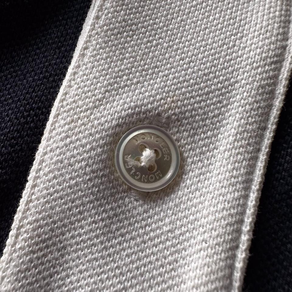 Moncler poloshirt mit kontraststreifen und Emblem CLG Co