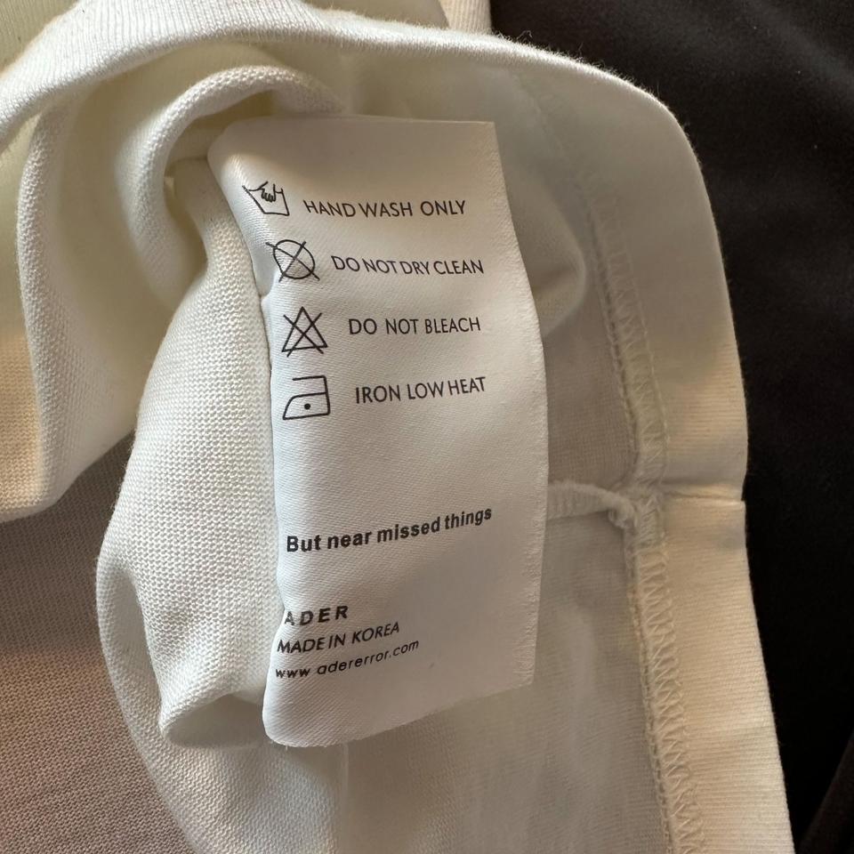 Ader Error T-Shirt made in Korea Stitched Logo