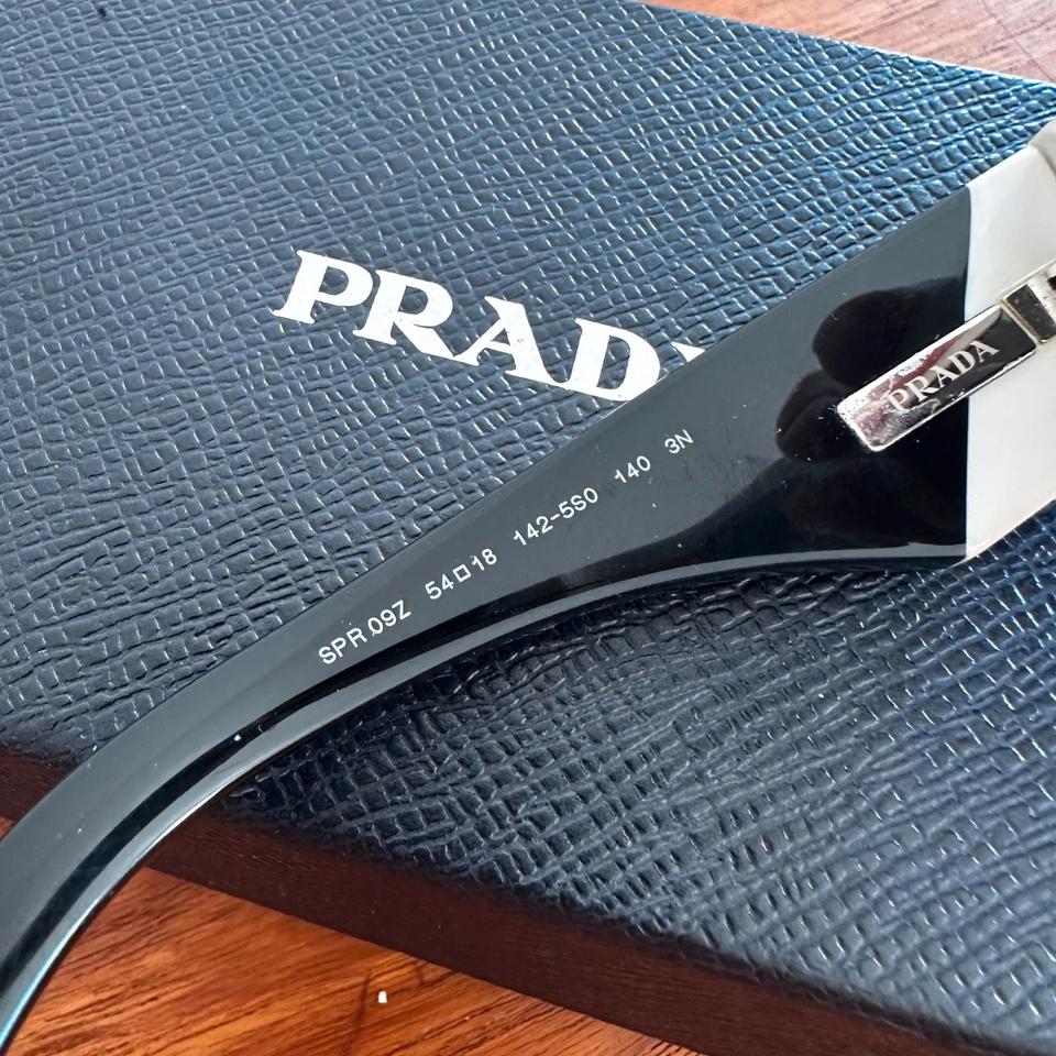 Prada Sonnenbrille 09ZS Glasses B/W triangle Logo Italy