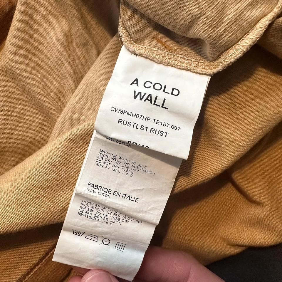 ACW Longsleeve mit Logo Sand Dessert A Cold Wall