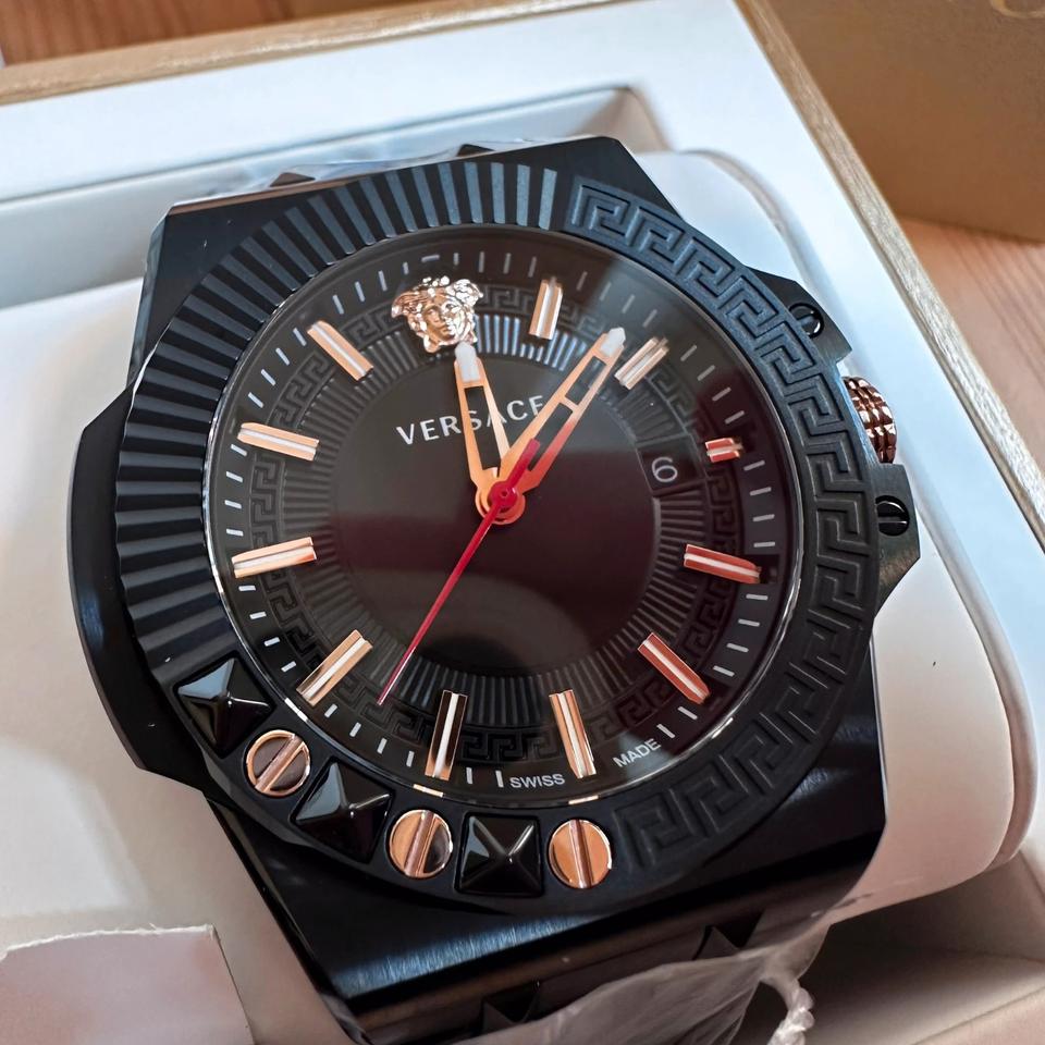 Versace Mainline Uhr Chain React Medusa 2 Chainz Swiss C