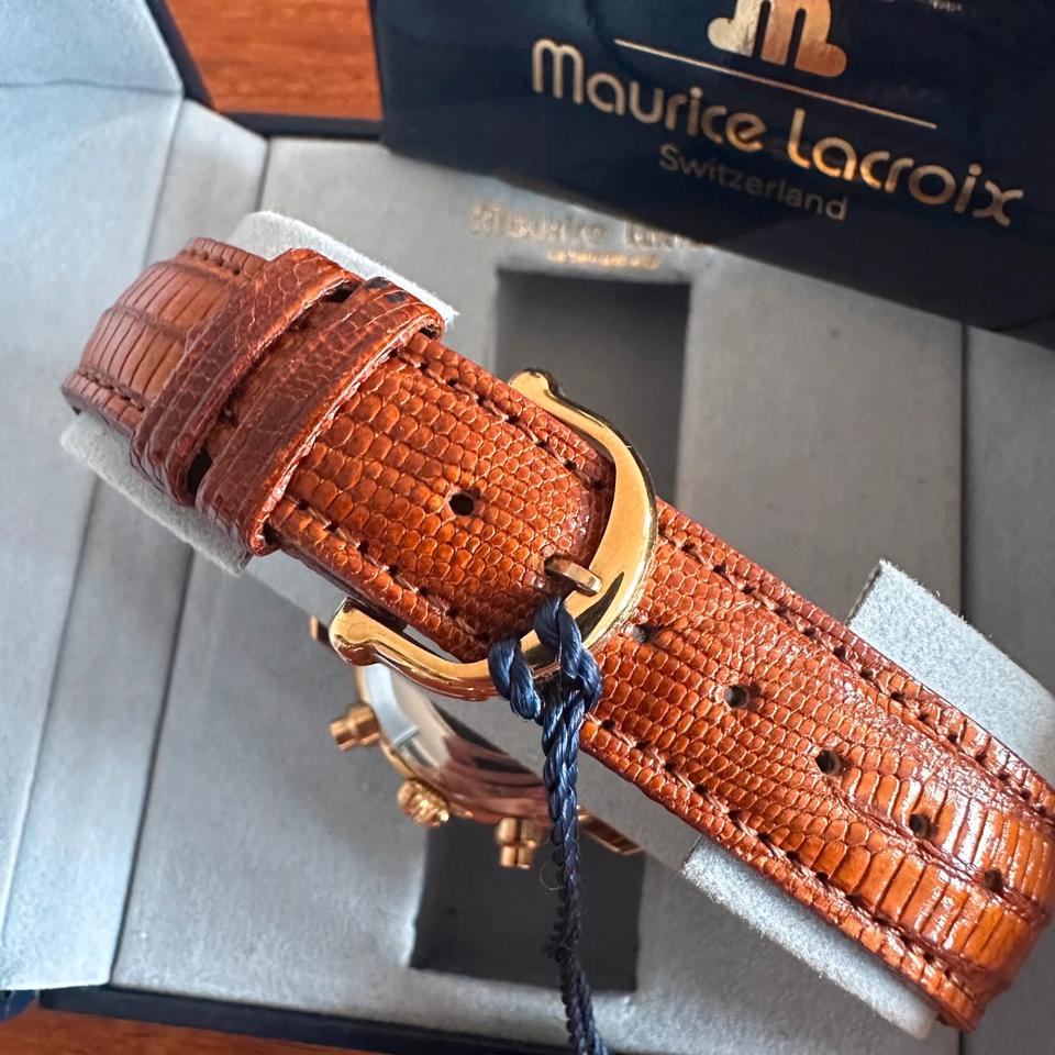Maurice Lacroix Croneo Automatik Chronograph Gold Neu
