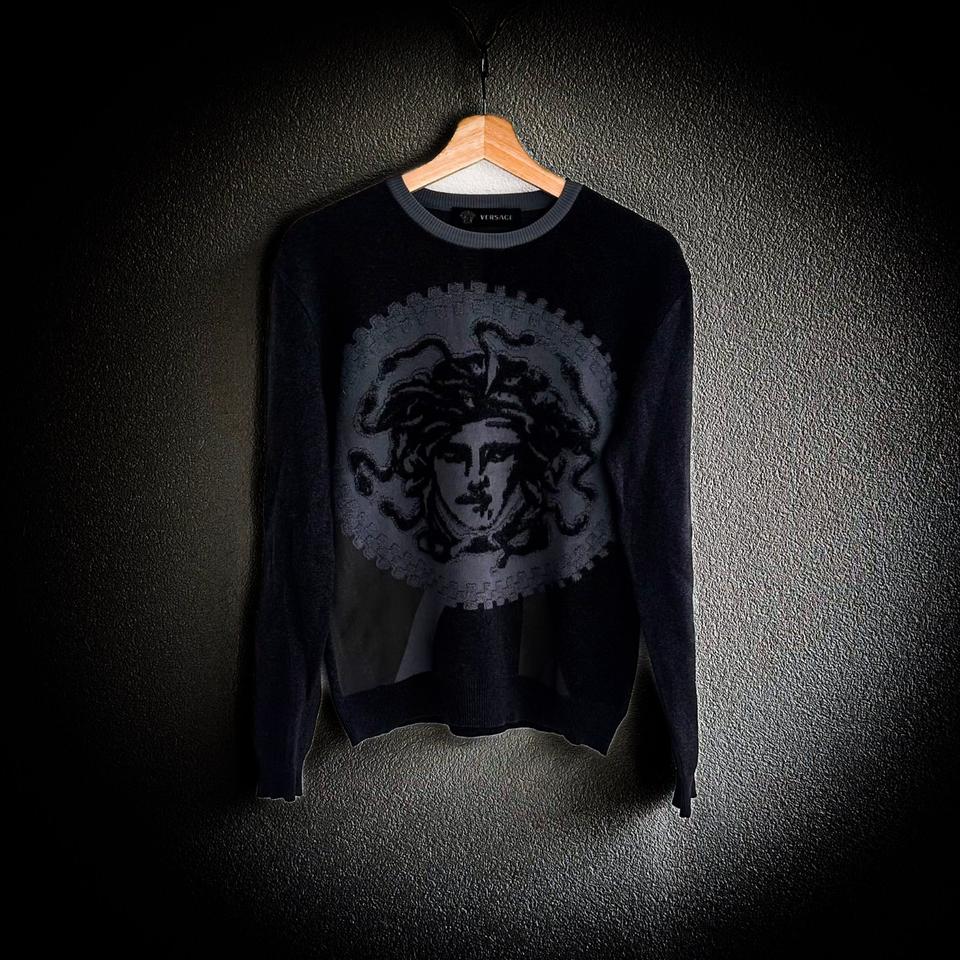 Versace Mainline Pullover Medusa Knit Baroque Italy