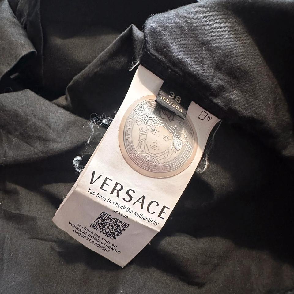 Versace Mainline Hemd Baroque Oro Gold Pocket Shirt NFC