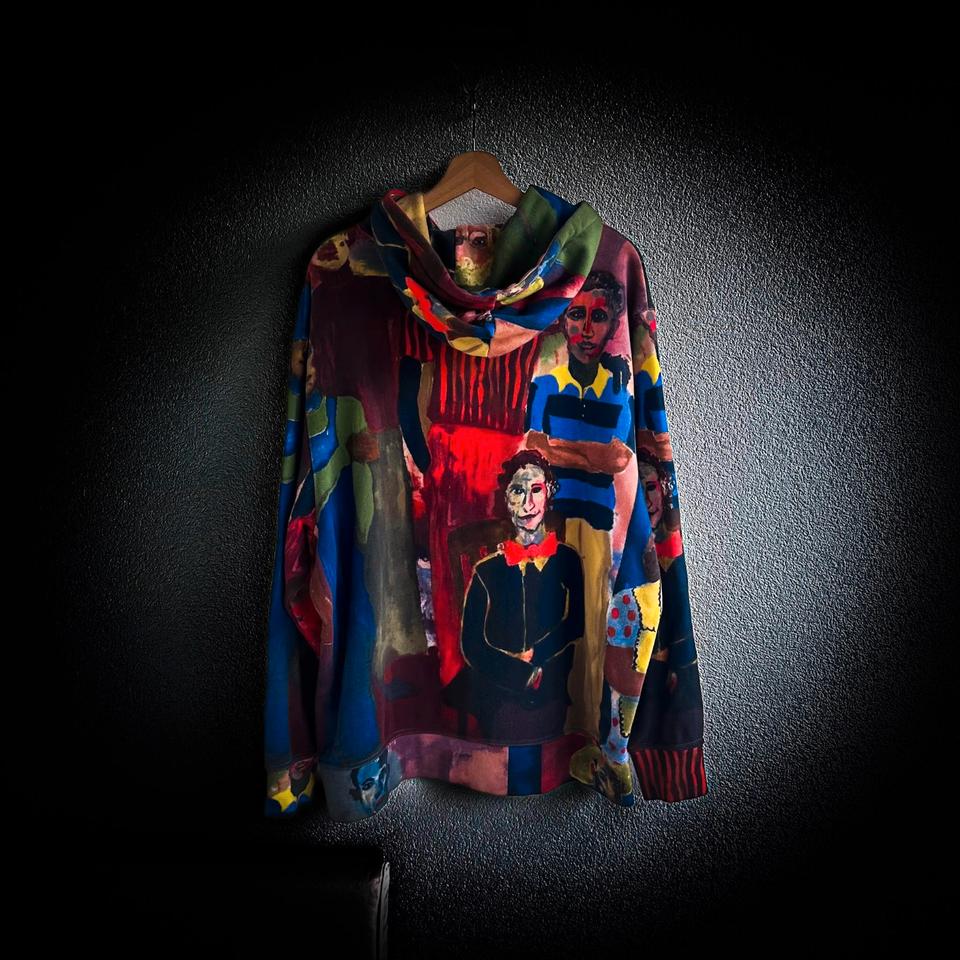 Kid Super Studios x Puma Hoodie Collab rare all over print