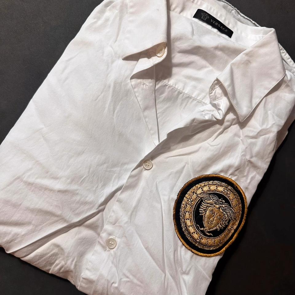 Versace Mainline Hemd Medusa Emblem Wappen Baroque Italy