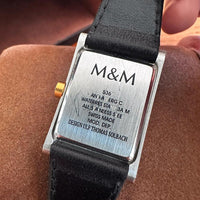 M&M Uhr Swiss Made Designed by Thomas Solbach