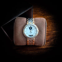 M&M Uhr Swiss Made Starsign Sternzeichen Mondphase Rar Edition