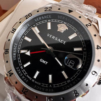 Versace Mainline Uhr GMT Hellenyium Medusa Baroque Swiss