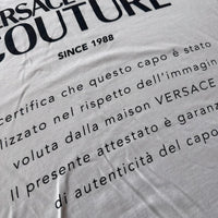 Versace Jeans Couture T-Shirt Logo Big Letter Medusa