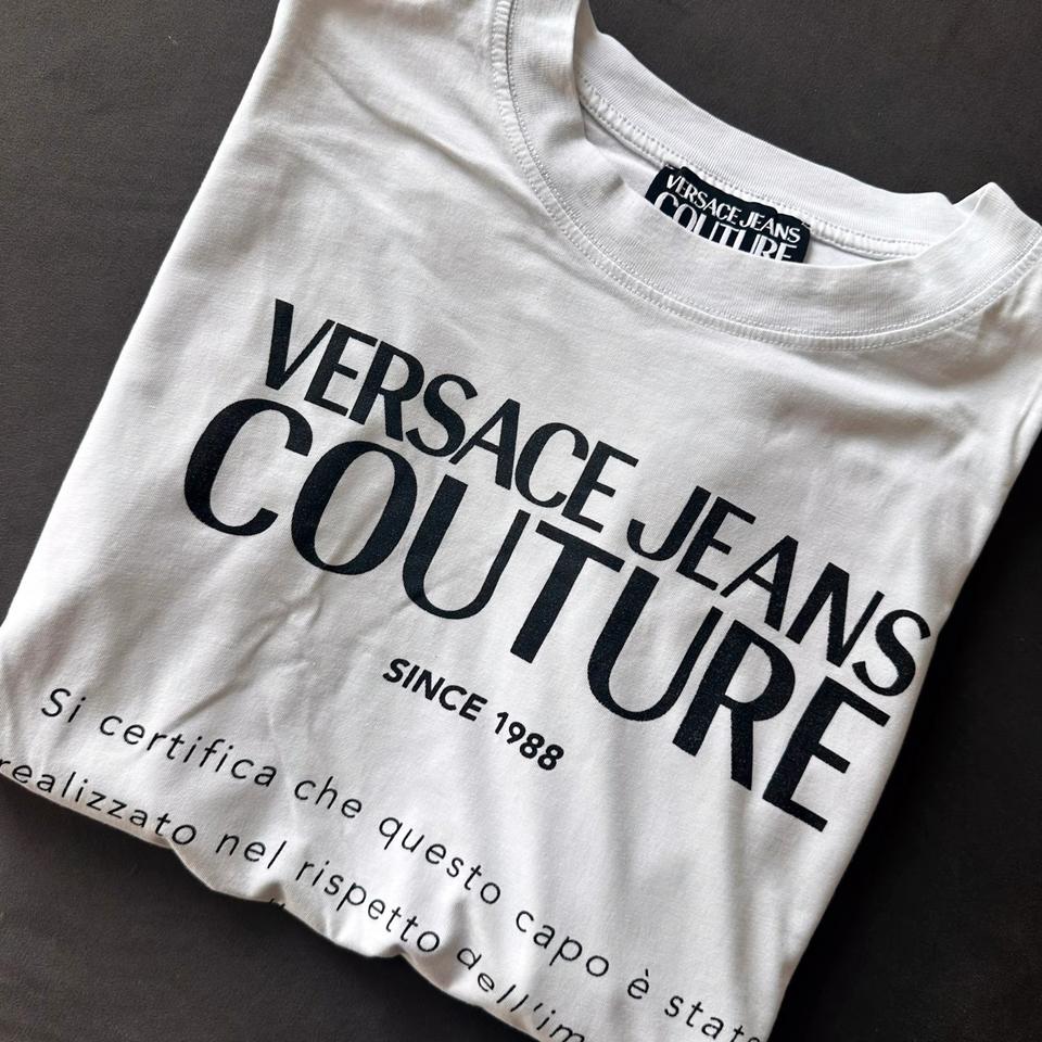 Versace Jeans Couture T-Shirt Logo Big Letter Medusa