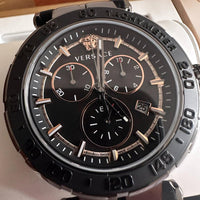 Versace Mainline Greca Chrono Uhr Medusa Full Set Swiss