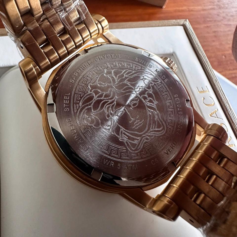 Versace Mainline Uhr Palazzo Medusa Swiss Made Full Set