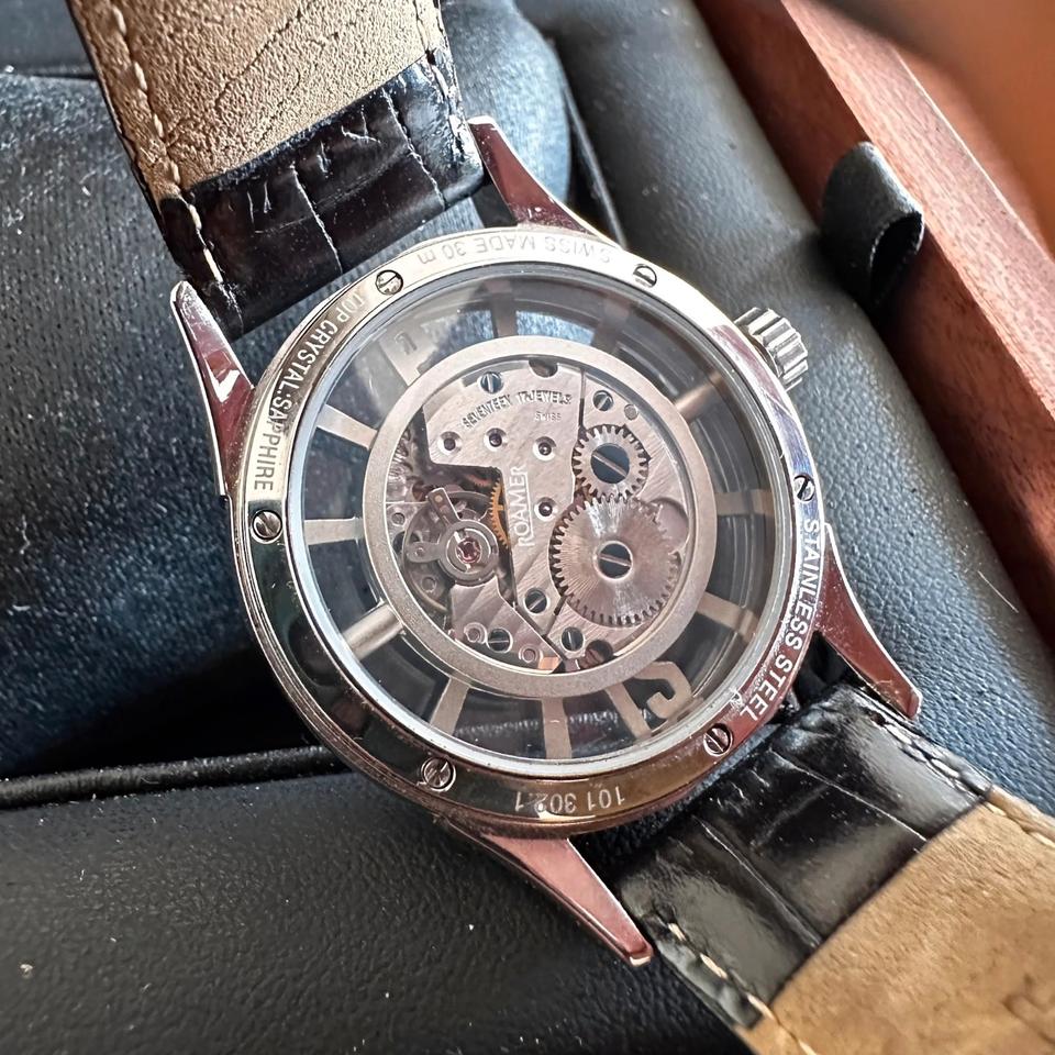 Roamer Uhr Competence Mechanisch Swiss Made Skelleton