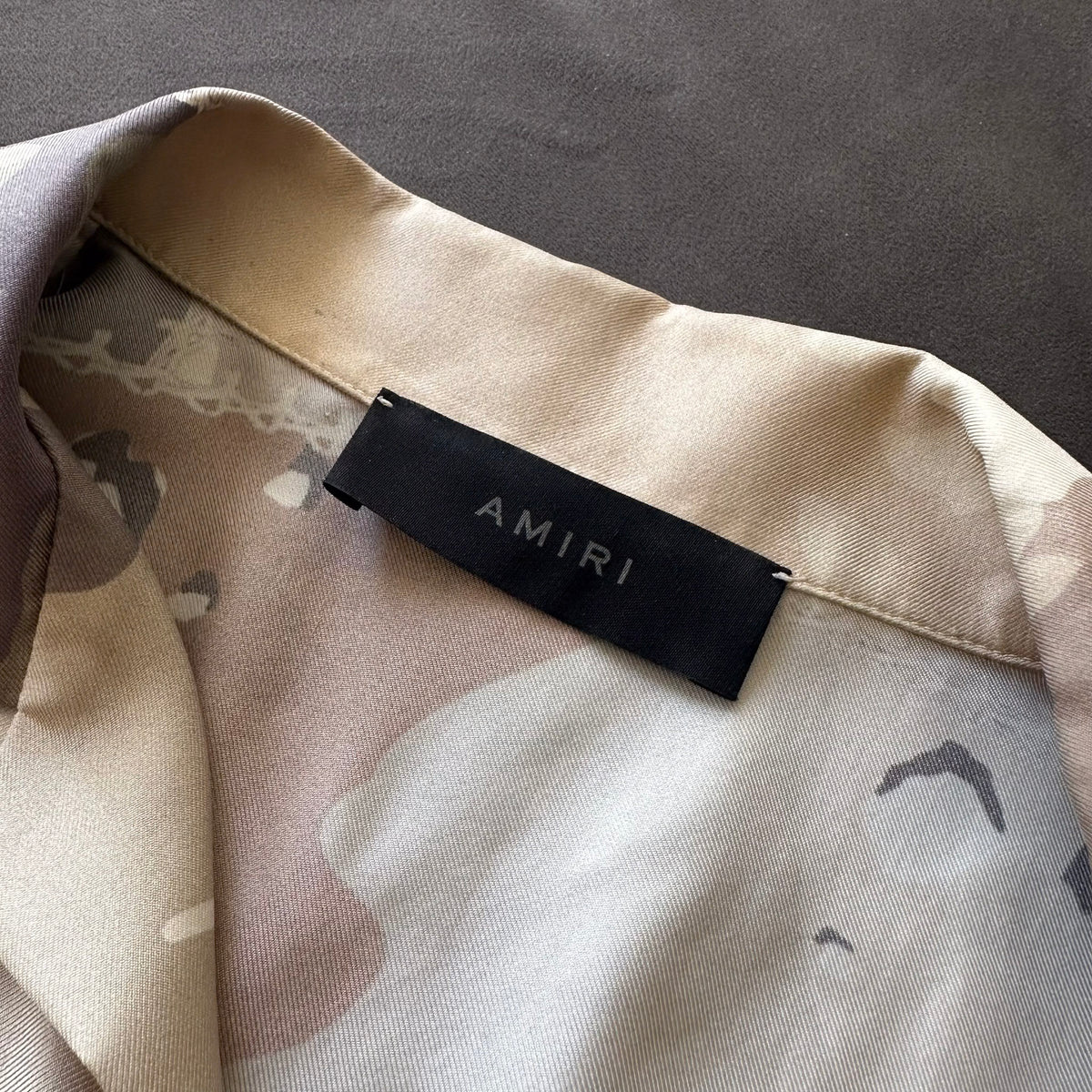 Amiri Hemd Patchwork Camo