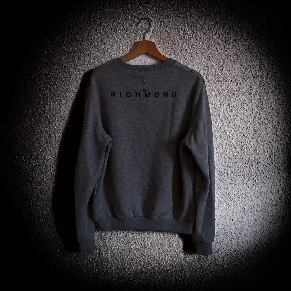 John Richmond Sweatshirt Love knife Logo Emblem