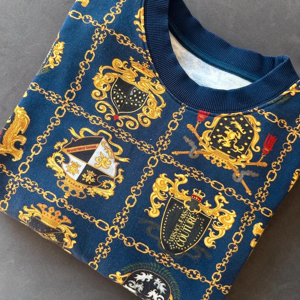 Versace Jeans Couture Sweatshirt Wappen All Over Print