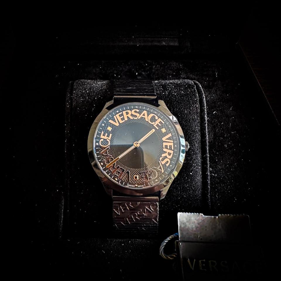 Versace Mainline Uhr Logo Halo Medusa VE20 Swiss Made