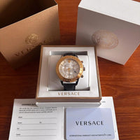 Versace Mainline Uhr Signature Chronograph Medusa Gold