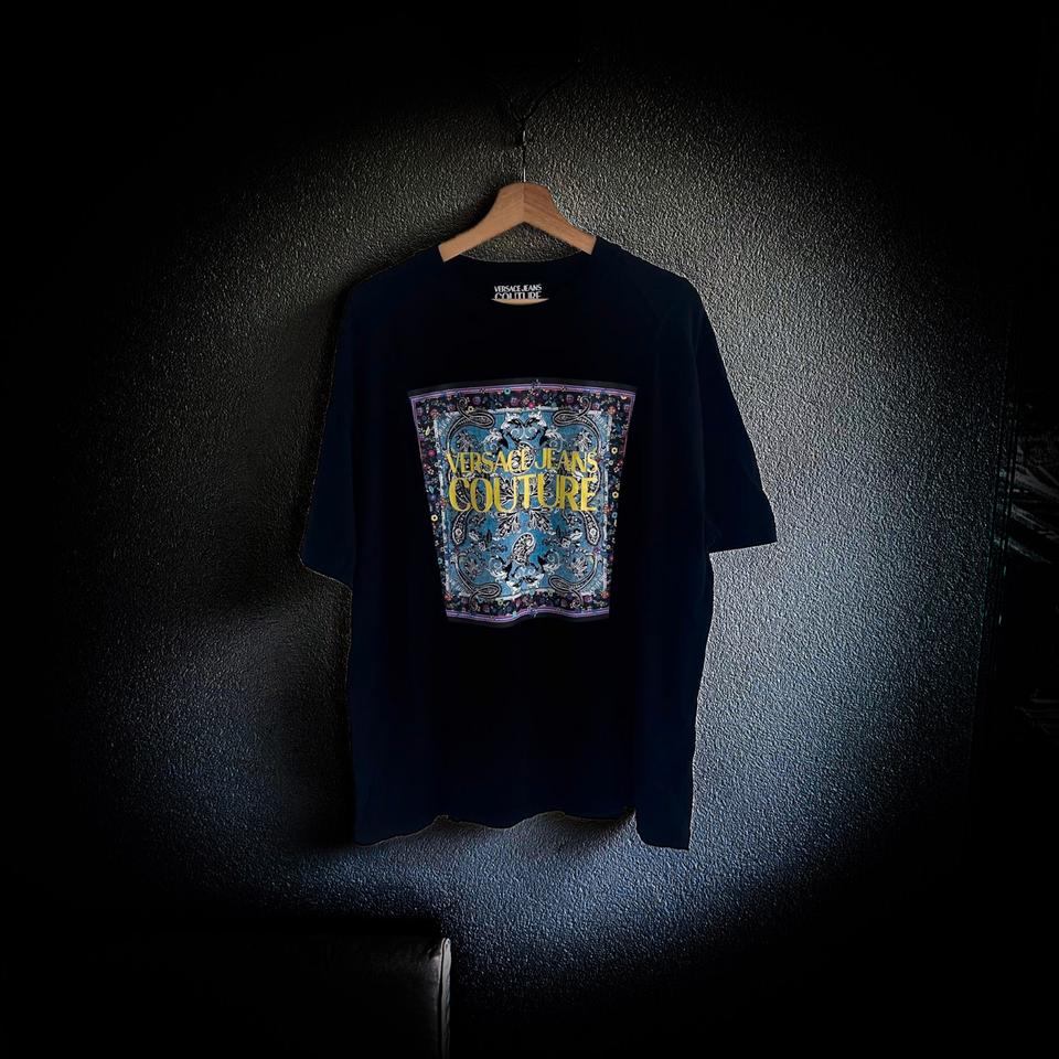 Versace Jeans Couture T-Shirt Bandana Baroque Medusa Flo