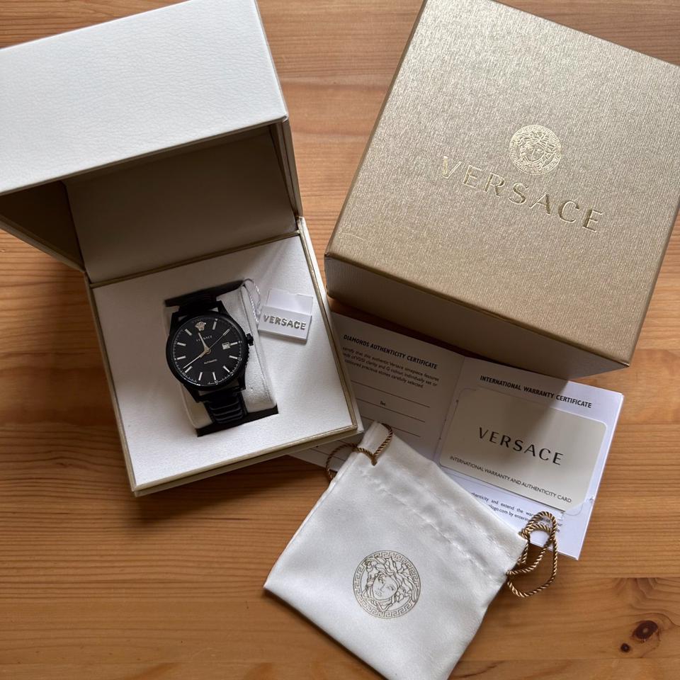 Versace Mainline Uhr Automatik Aiakos Medusa Black CLG