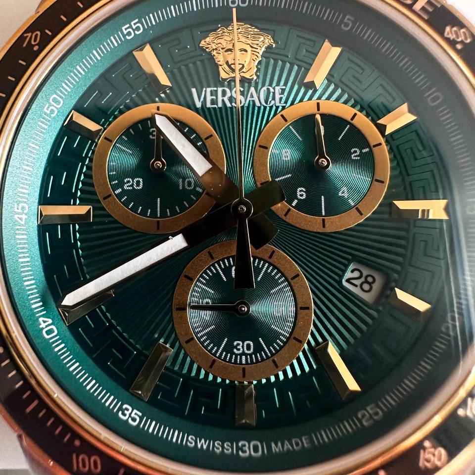 Versace Mainline Sport Chrono Uhr Medusa Swiss Made