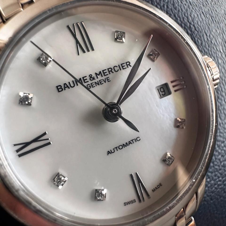 Baume Mercier Classima Automatik Uhr Diamond 10553 Swiss