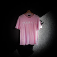 Versace Mainline T-Shirt Letter Logo Medusa Baroque Italy CLG