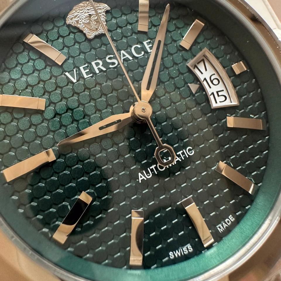 Versace Mainline Uhr Automatik Dylos Medusa waffle prx