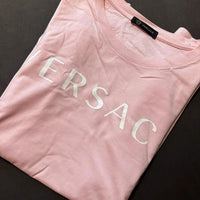 Versace Mainline T-Shirt Letter Logo Medusa Baroque Italy CLG