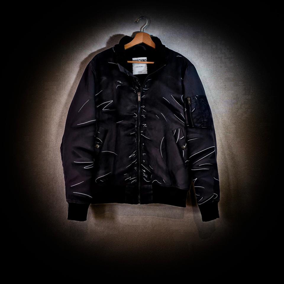 Moschino Couture Jacke bomber fell faux fur