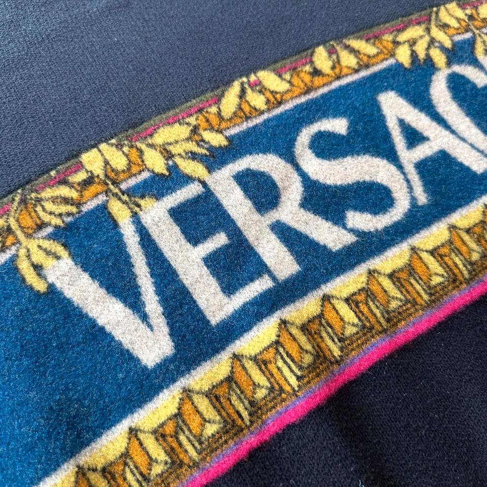 Versace Mainline Pullover Heavy Knit Logo Baroque Medusa