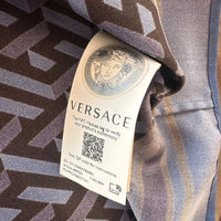 Versace Mainline Hemd Seide Baroque Greca Medusa Italy