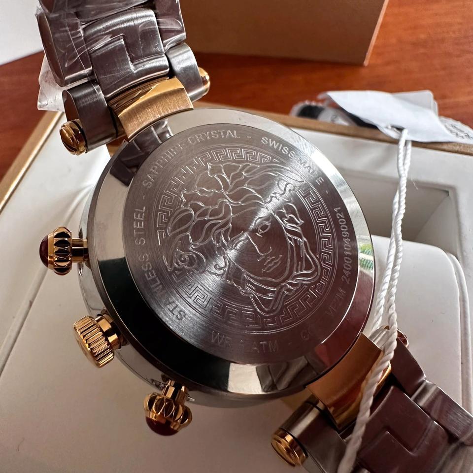 Versace Mainline Revive Chrono Uhr Medusa Swiss Made Div