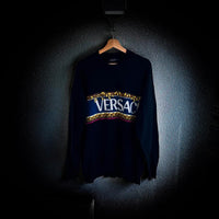 Versace Mainline Pullover Heavy Knit Logo Baroque Medusa