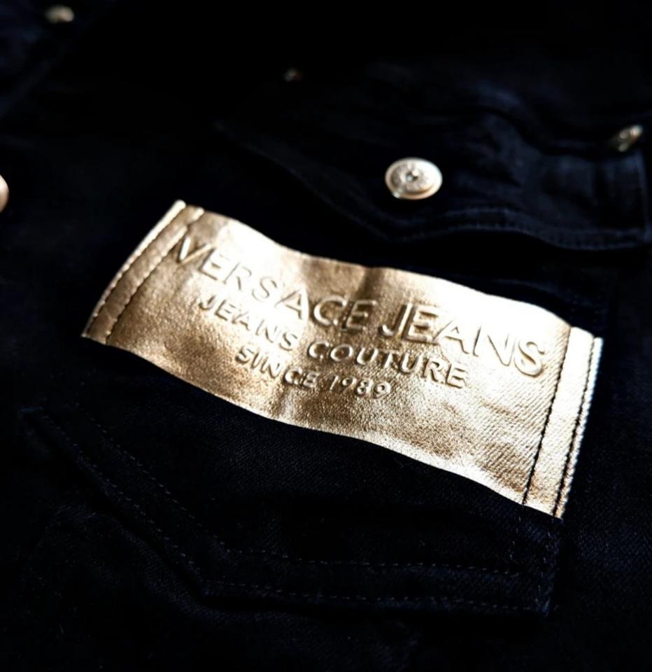 Versace Jeans Jacke Oro Logo Gold CLG Code